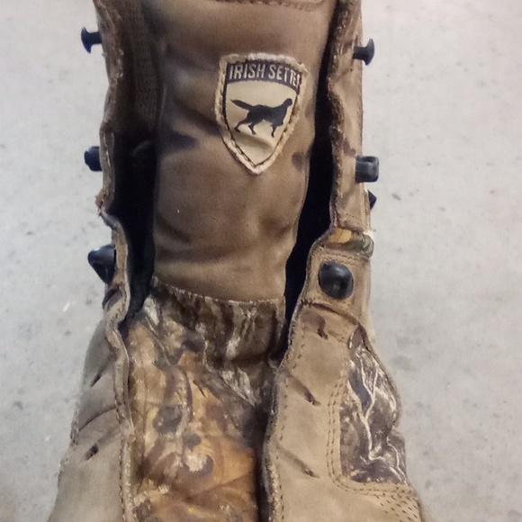 Irish Setter, size 13, men's hunting camo boots. - Picture 4 of 16